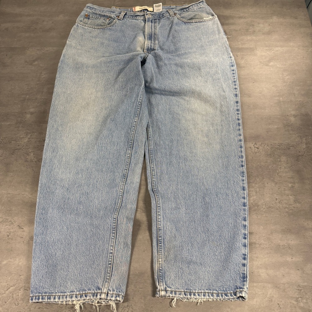 Vintage Levis 560 Jeans Men 38x30 Light‎ Wash Comfort Fit Baggy Distressed